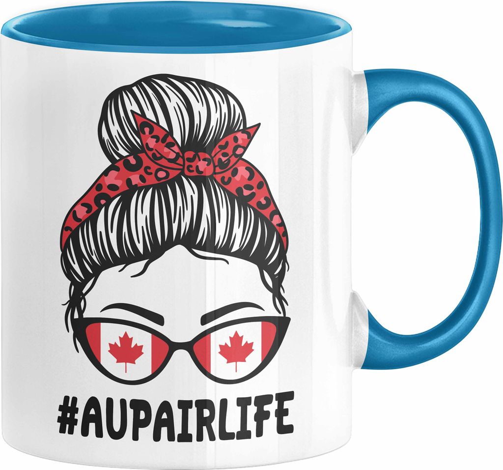 Kanada Aupair Auslandsjahr Geschenk Abschied Tasse Canada Produktbild 