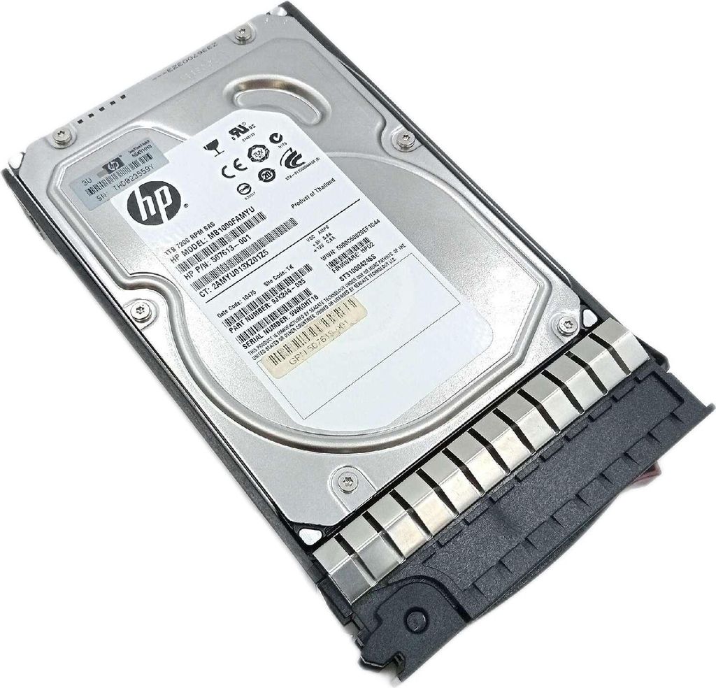 Hp Sata 1Tb 6G Sas Mdl 7.2K Lff 3.5 Hdd 507614B21 Upgrade Festplatte