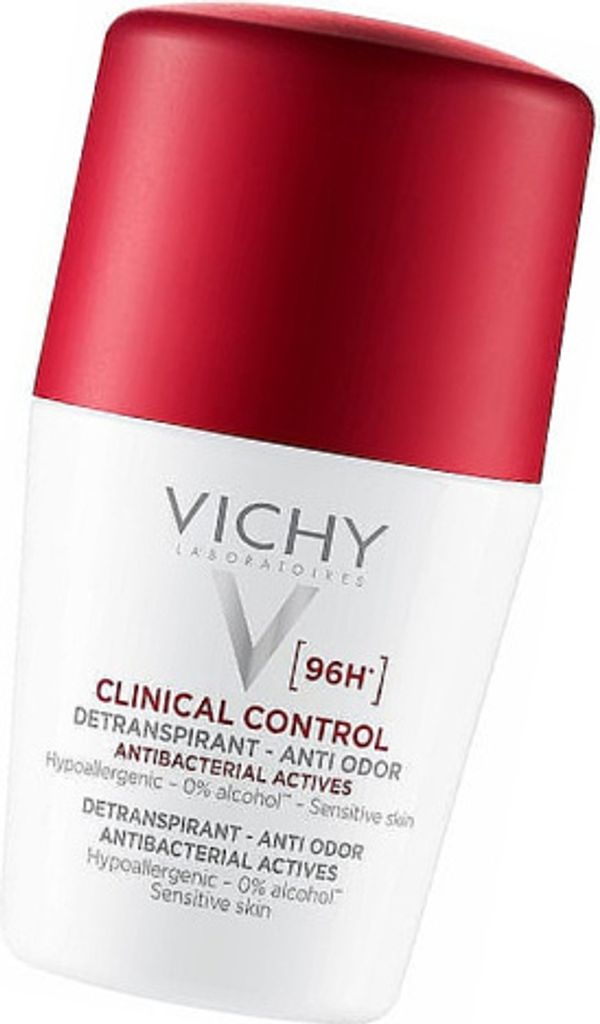 A roll-on deodorant product.