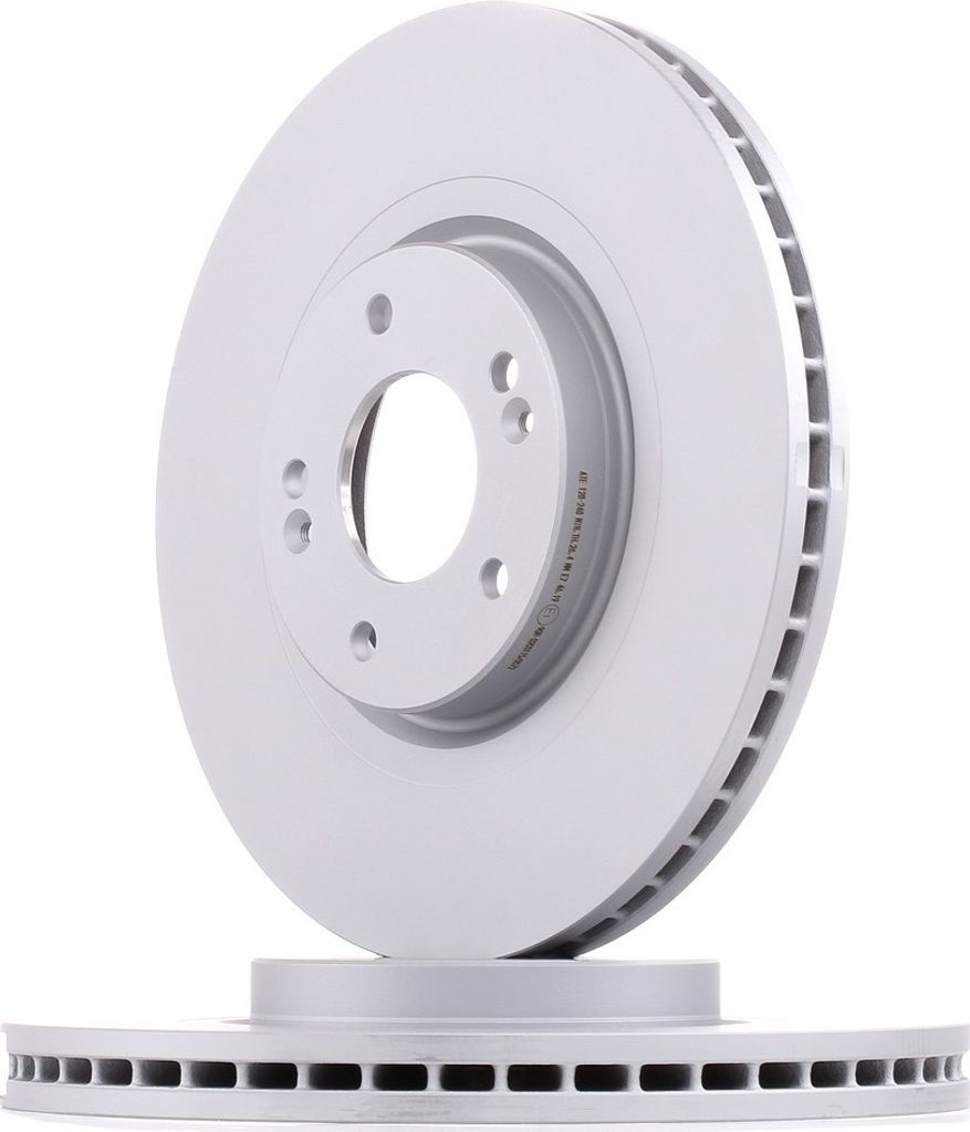 2x ATE 24.0128-0248.1 Bremsscheibe Vorderachse Produktbild 