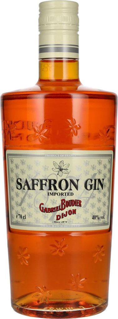 Boudier Saffron Gin 40% Vol. 0,7l Immagine del prodotto 
