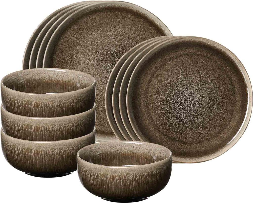 Ritzenhoff & Breker Eda Basic-Set 12-teilig Umbra