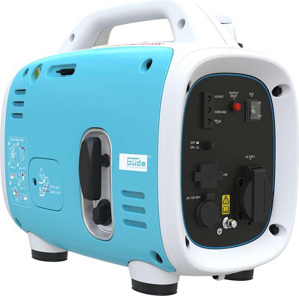 GÜDE Inverter Stromerzeuger Benzin Stromgenerator Notstromaggregat ISG 800-1 USB