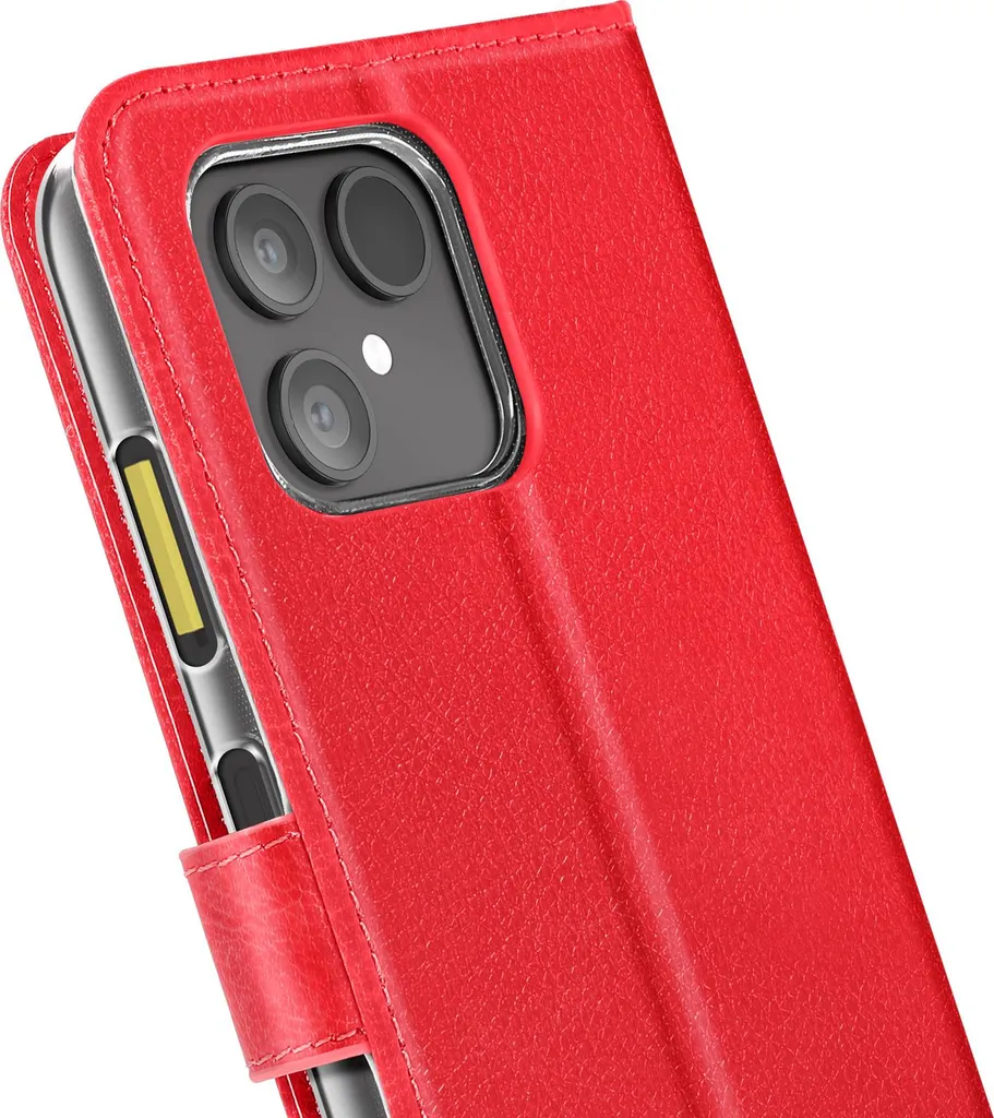 Custodia Portafoglio Fairphone 6 Avizar - Rosso Intenso e Pratico - 3