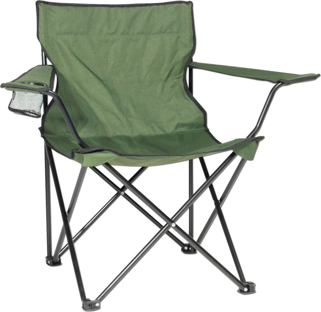 Entspannungssessel in der Farbe Olive zum Jagen, Campen oder Wandern Parabellum 50134