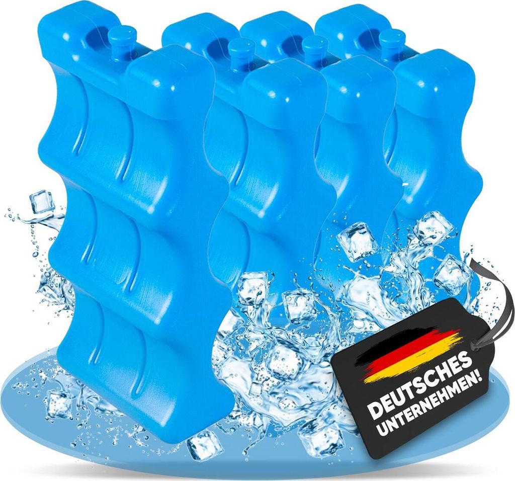 4 x NEMT Sixpack Kühlakku für Flaschen und Dosen Kühlakkkus