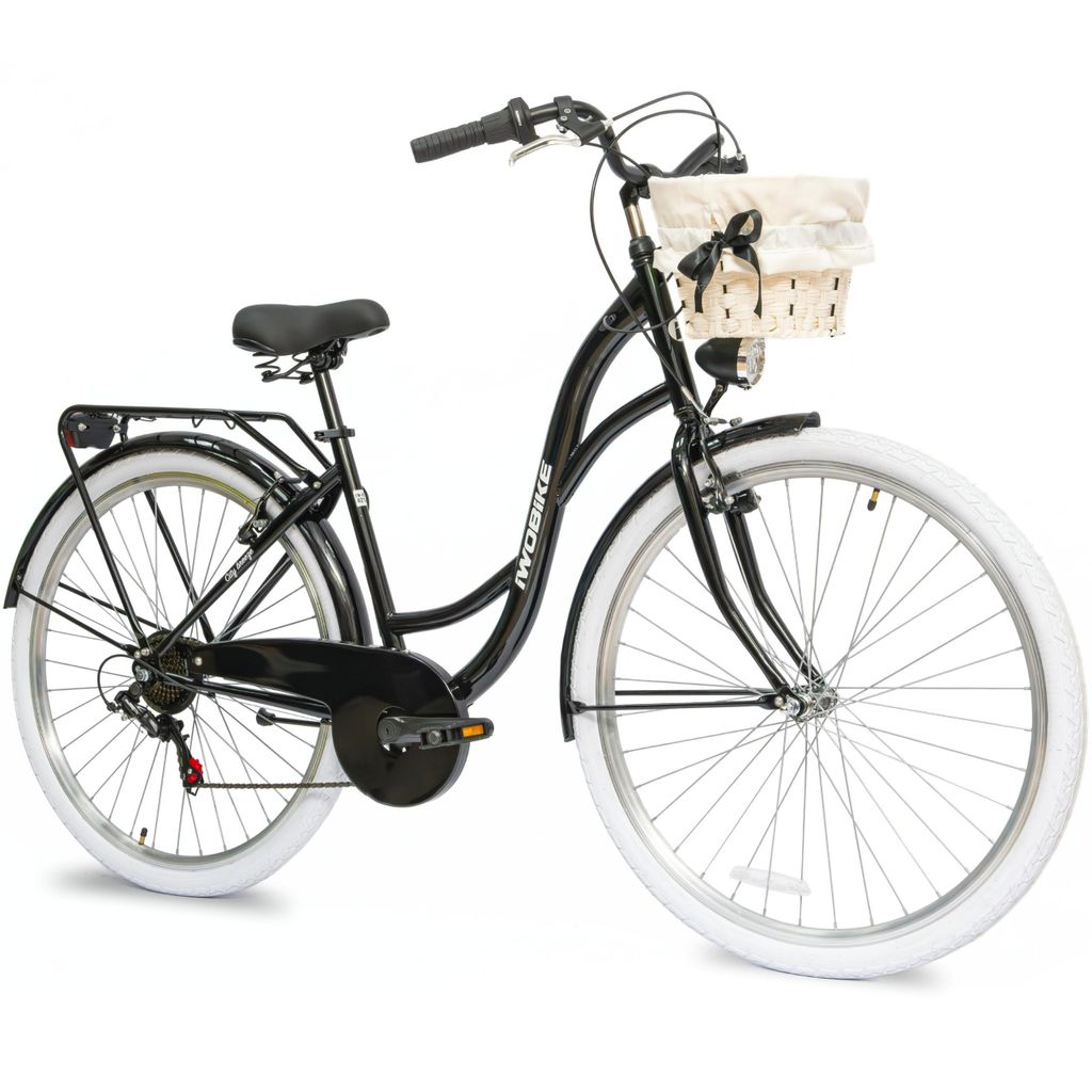 Dámské městské kolo 28" IwoBike Black Pearl, model Damka, Obrázek produktu 