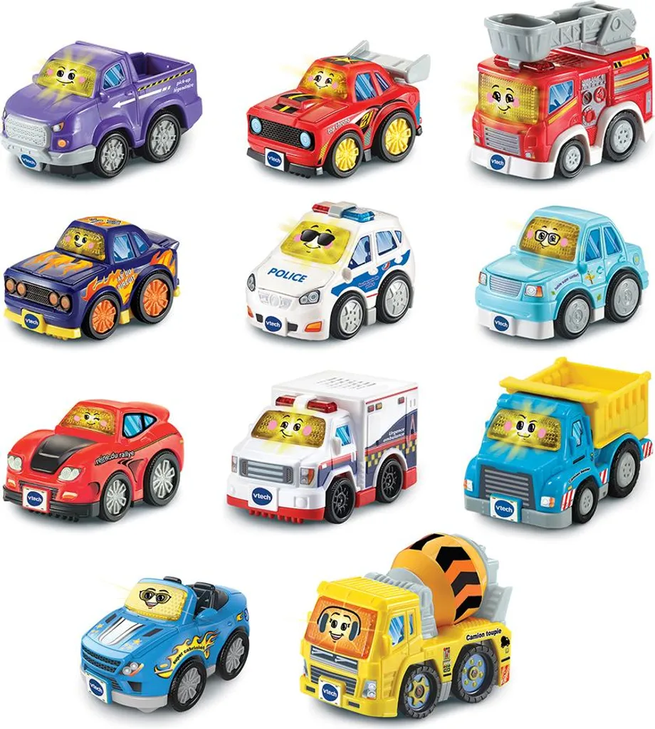 Jouet Premier Âge Tut Tut Bolides Série Pro - Idéal pour Circuit VTech
