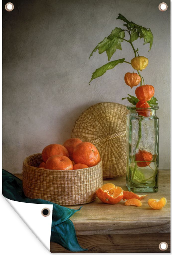 MuchoWow 40x60 cm Outdoor-Poster Gartendeko Sichtschutz Garten Poster für den Garten Obst - Stilleben - Pflanze