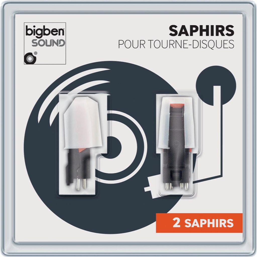 bigben 2 Universal-Nadeln f. Plattenspieler; AU283273
