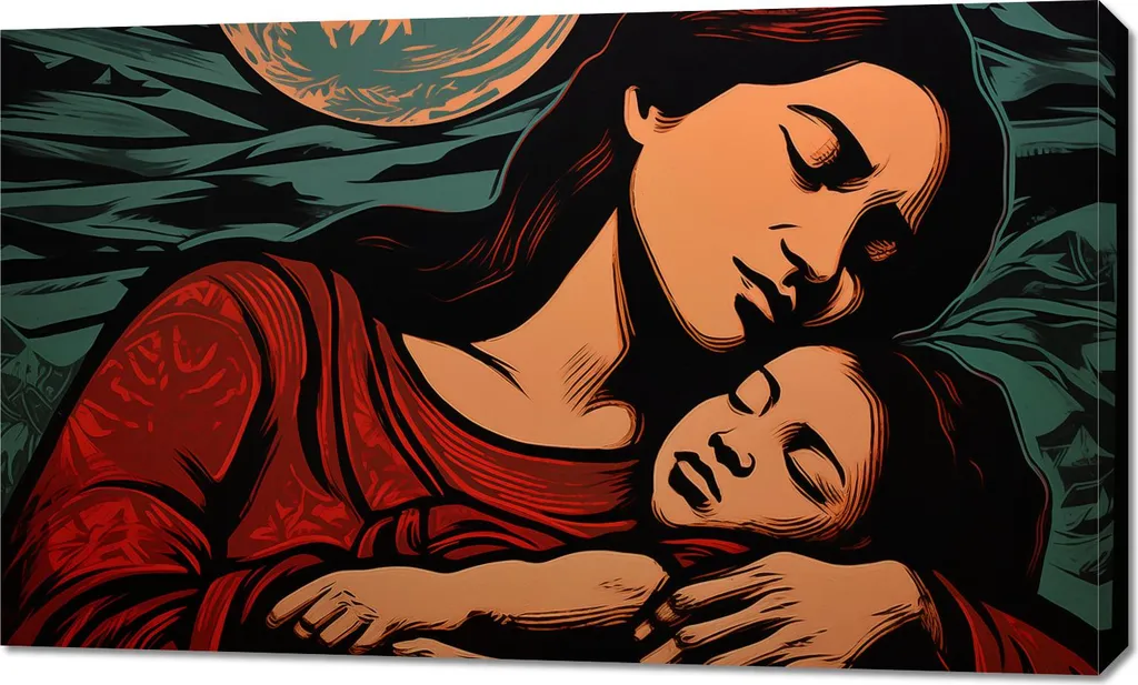 Créez une Ambiance Zen avec le Tableau Liens Maternels 100 x 60 cm