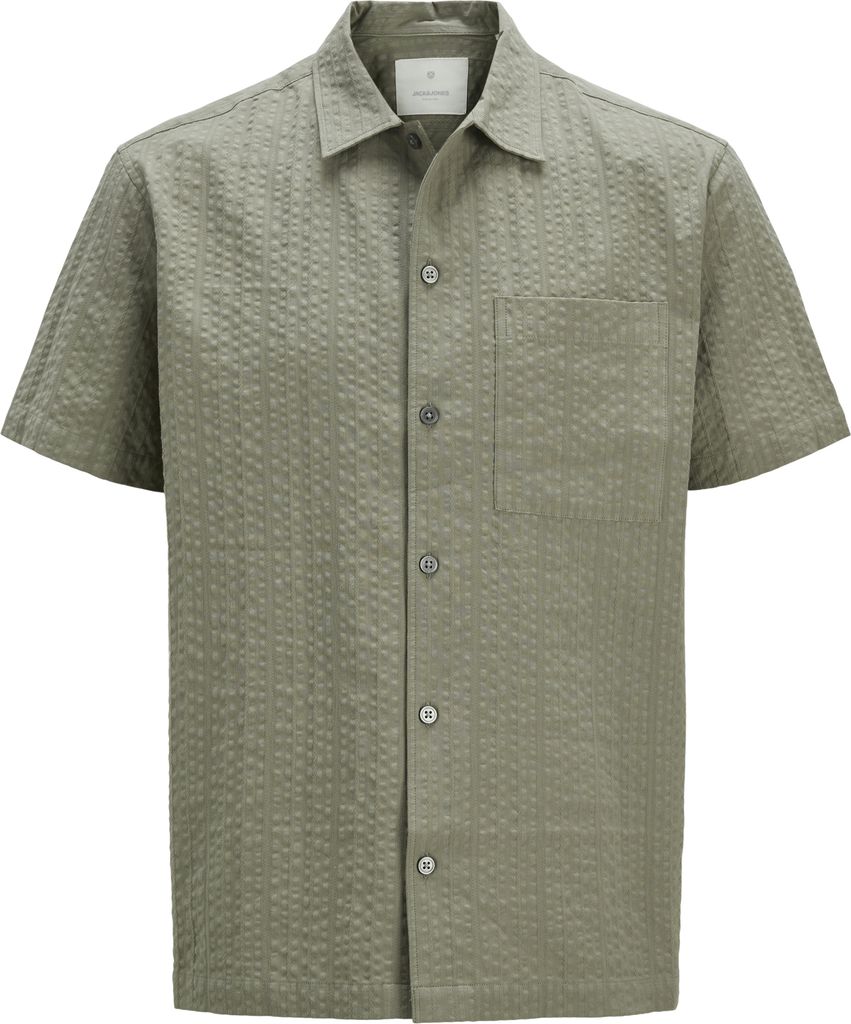 JACK & JONES Kurzarm-Hemd mit Muster und Brusttasche Größe: XL