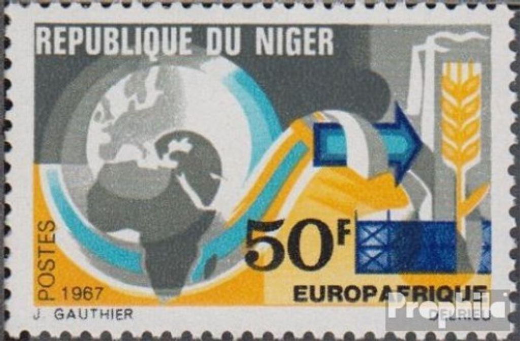Briefmarken Niger 1967 Mi 167 (kompl.Ausg.) postfrisch Produktbild 