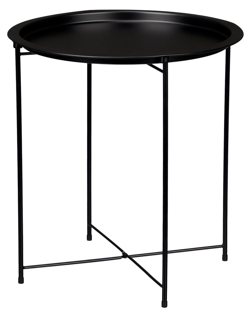 Okrúhly kovový odkladací stolík MESA, Ø 47 cm Obrázok produktu 