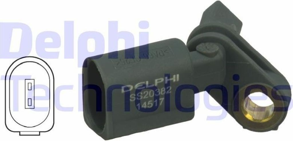 DELPHI ABS Sensor Raddrehzahl für VW Lupo (6X1, 6E1) SS20382