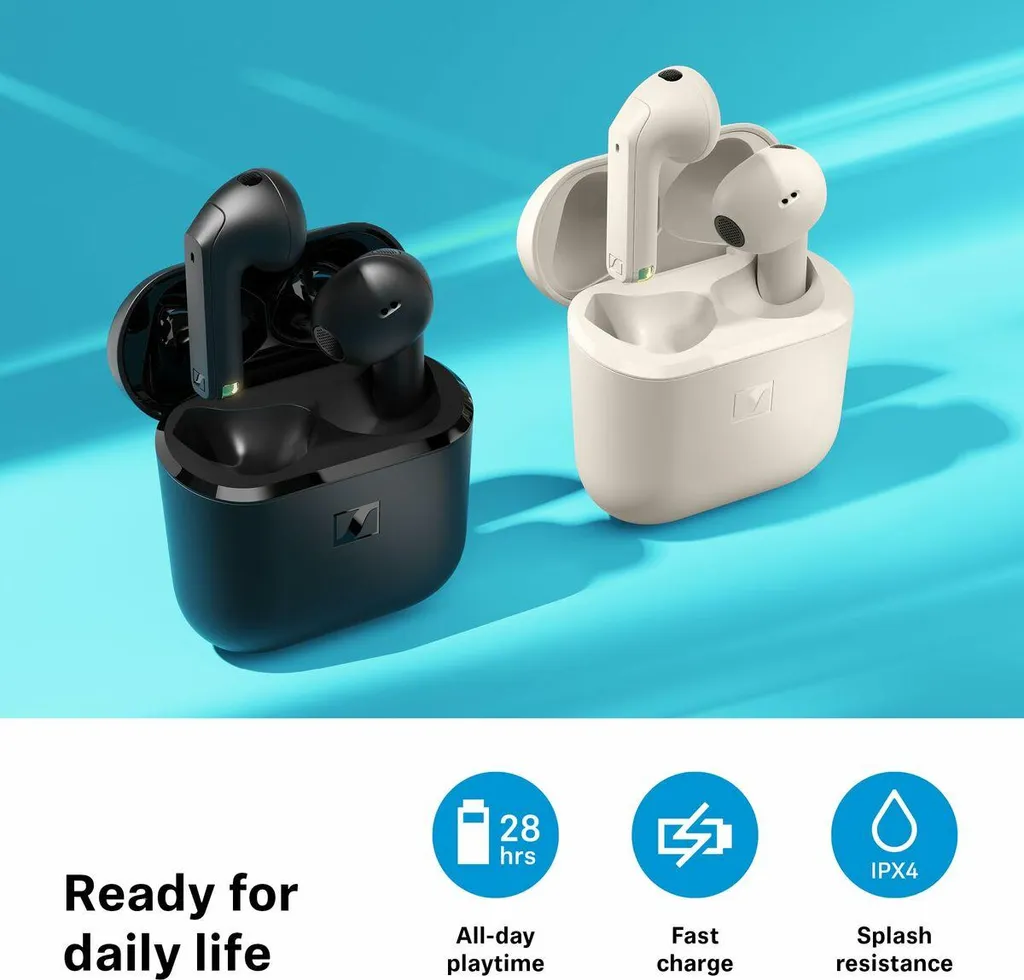 Casque Bluetooth intra-auriculaire Sennheiser Accentum Open son premium - 9