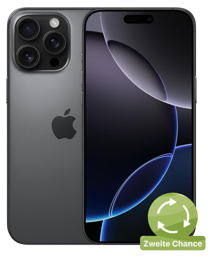 iPhone 16 Pro, 128GB, Titan schwarz - Produktbild 