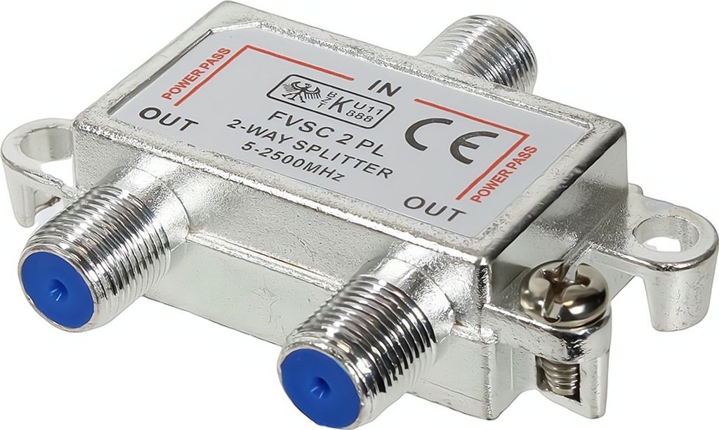 Transmedia FVSC4P cable splitter and combiner de signal splitter for cable coaxial cable