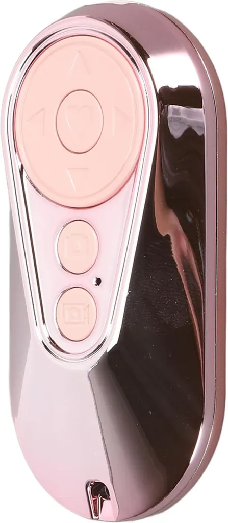 Telecomando Bluetooth Gira Pagine Rosa Ricaricabile per TikTok e Selfie
