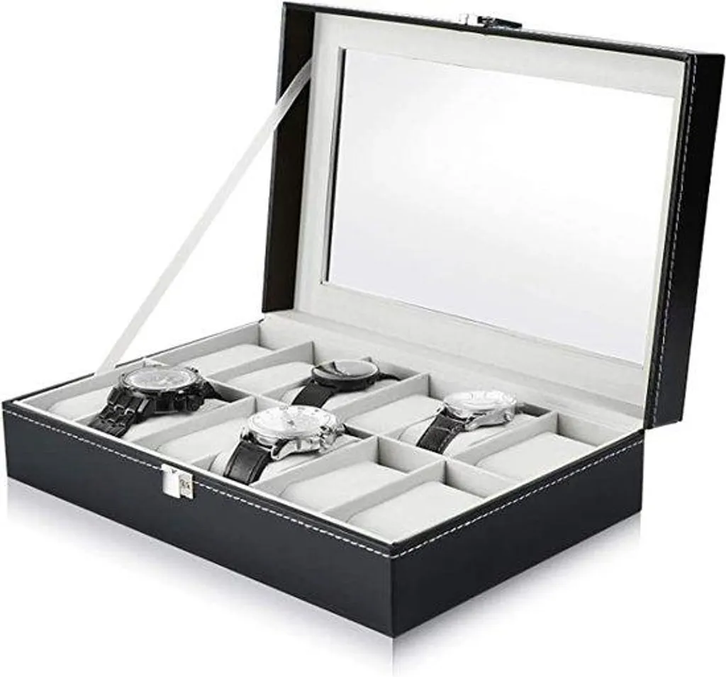 Coffret montres 12 places : évitez les rayures avec ce boîtier en cuir