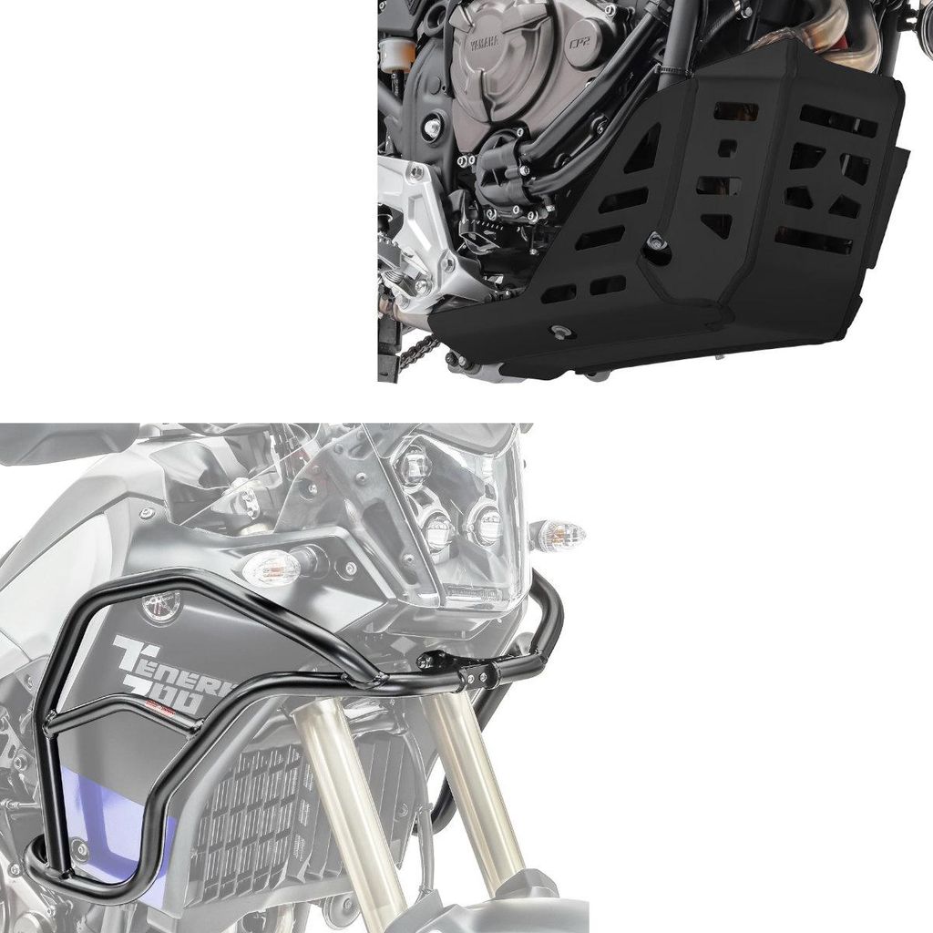 Set Verkleidungsschutzbügel XL und Motorschutz passend für Yamaha Tene