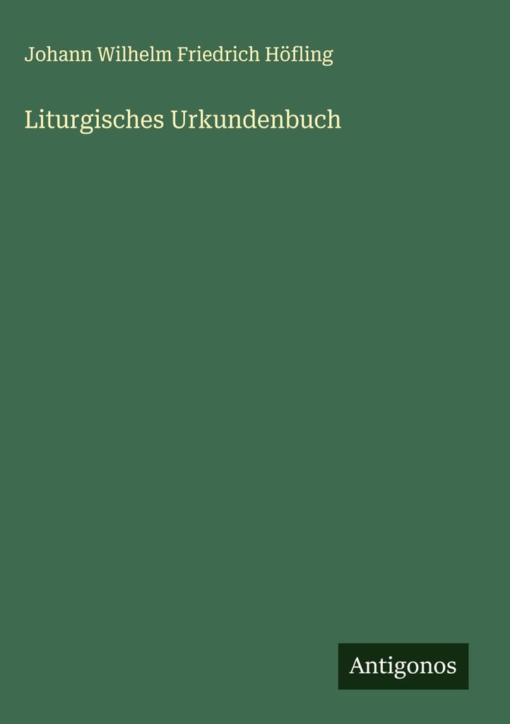 Liturgisches Urkundenbuch