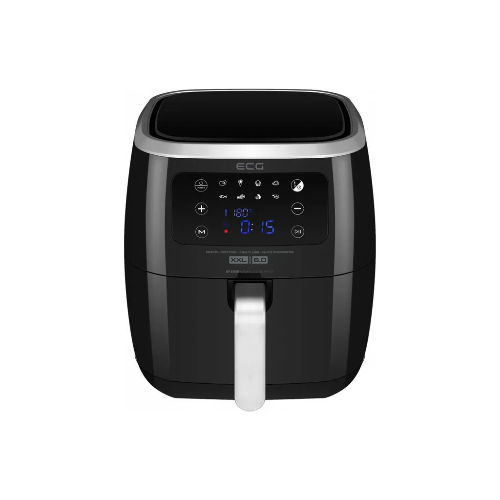 Air Fryer 7L ECG AF 6000 pour Cuisine Familiale Saine et Rapide 200°C