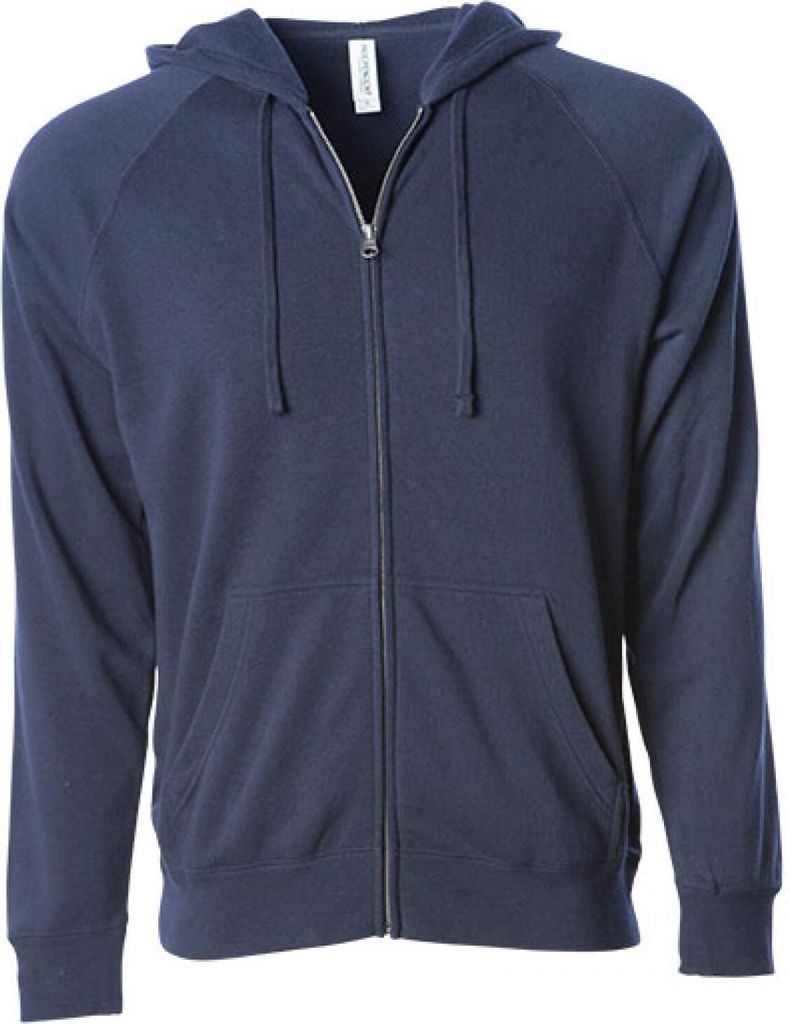 Independent PRM33SBZ | Herren Midweight Special Blend Raglan Zip Hood - Farbe: Classic Navy - Größe: XS