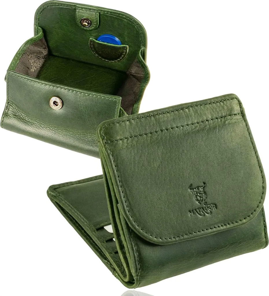 Portafogli Piccolo RFID Slim Pelle | Mini Borsellino Uomo e Donna