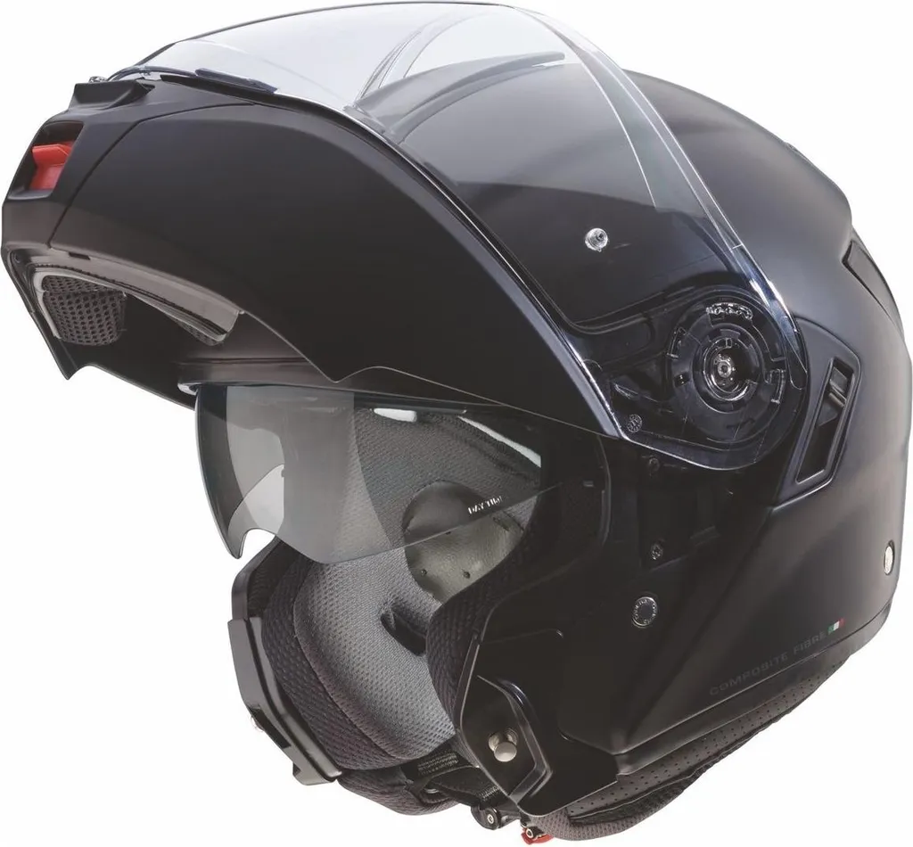 Casque Caberg Levo Matt Black XS : écran large et confort premium
