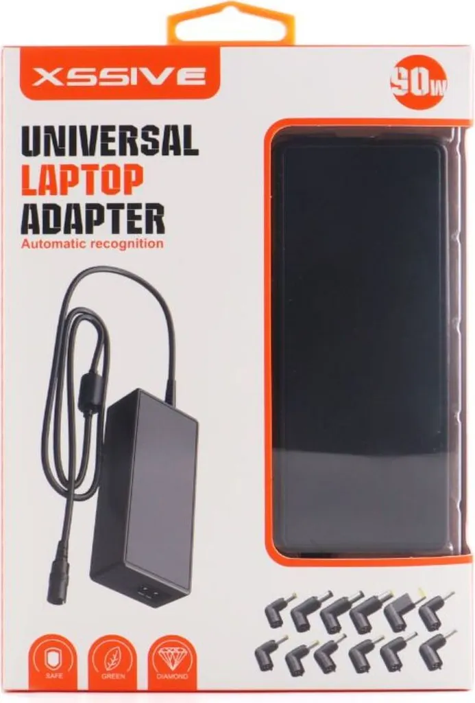 Alimentation universelle 90W pour PC portable idéale pour le télétravail