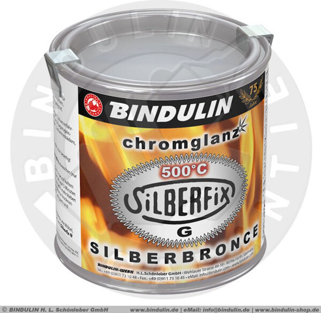 250 ml SILBERFIX-G Silberbronce temperaturbeständig bis Produktbild 