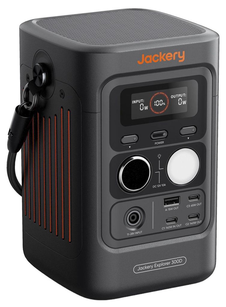 Jackery Explorer 300D, AC, Zigarettenanzünder, Solar, 288 Produktbild 