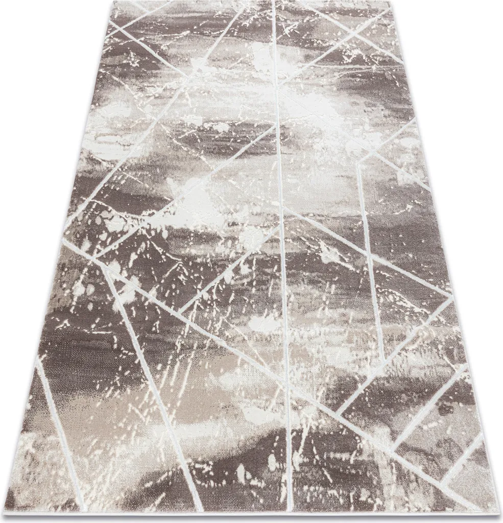 Moquette double épaisseur CORE 1818 blanc beige relief 160x220