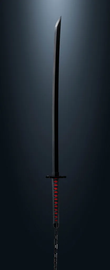 Sabre Tensazangetsu 121cm Tamashii Nations 1/1 avec Sons de Combat