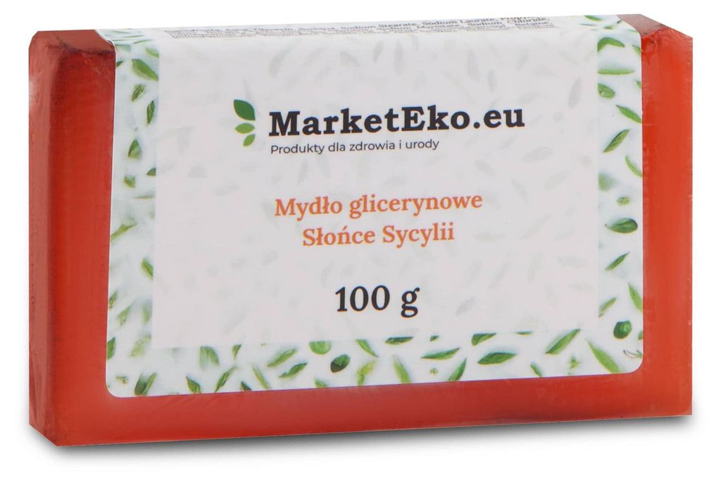 Natürliche Glycerinseife, feuchtigkeitsspendend und erfrischend „Sonne Siziliens“ 100 g
