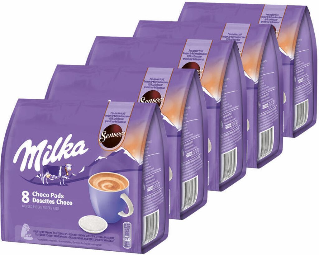 Senseo Milka Choco Pads 5dílná sada, čokoládový nápoj, Obrázek produktu 