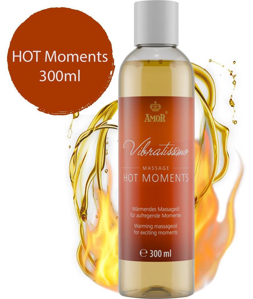 Vibratissimo Massageöl Hot Moments 300ml - Sinnliches Produktbild 