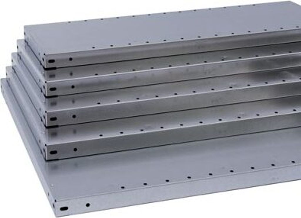 BERT-Stahl-Fachboden verzinkt inkl. 4 Fachbodenträger B x T 1000 x 500 mm