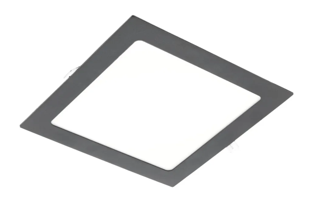 Spot LED Noir Encastré 19W GTV pour Cuisine et Salon Moderne MATIS Plus