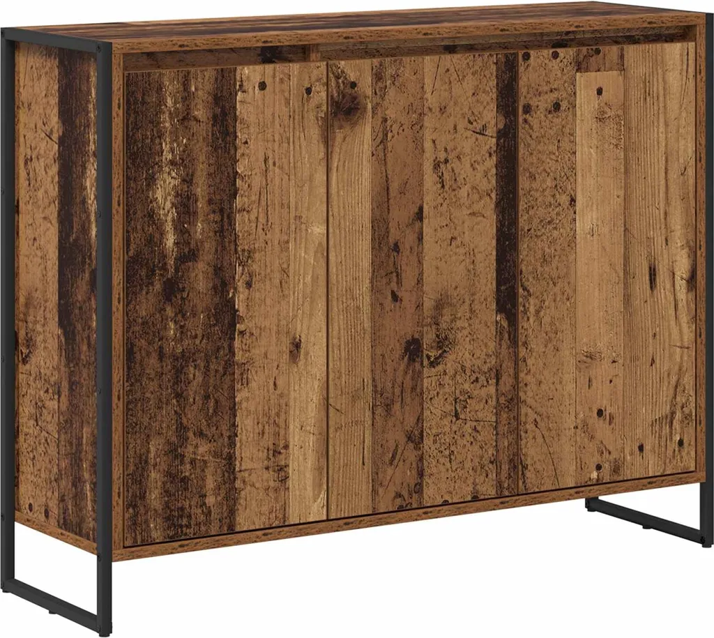 Mobile laterale Legno di recupero 96,5 x 30 x 75 cm Materiale a base di legno