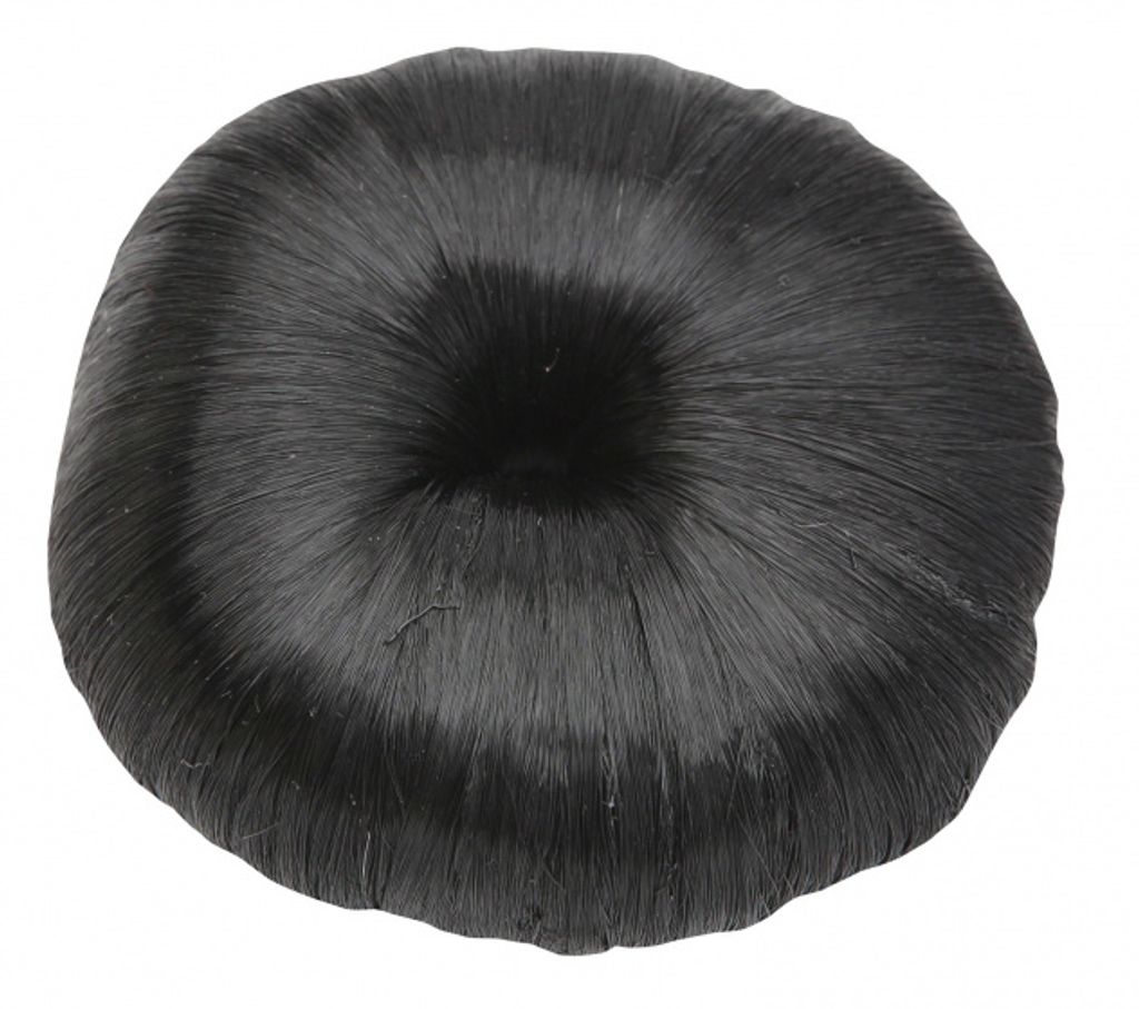 hairdonut deluxe 9 cm Polyester schwarz Produktbild 