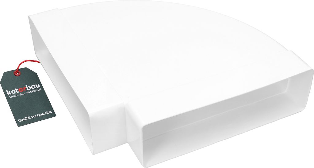 KOTARBAU® Odchýlka 204x60 mm Horizontálny 90° ohyb potrubia Obrázok produktu 