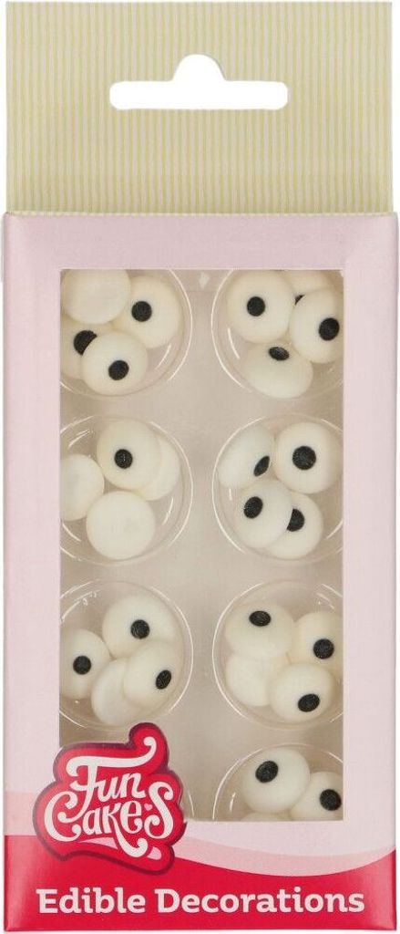 FunCakes Zuckerdekorationen Runde Augen Set / 32 Stück