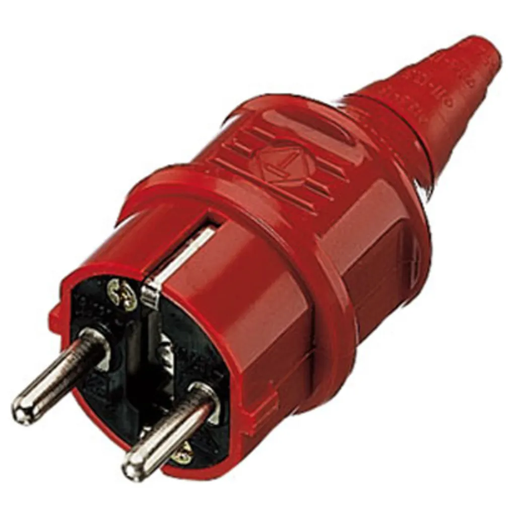 Spina Schuko Mennekes 16A IP44 Rossa | Upgrade per i tuoi Attrezzi