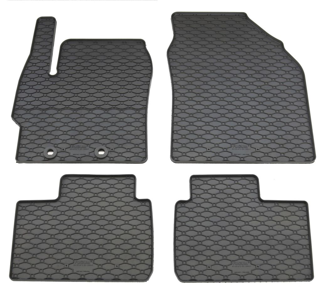 Gummifußmatten Set 4-teilig für Toyota Aygo X (2022-), schwarz