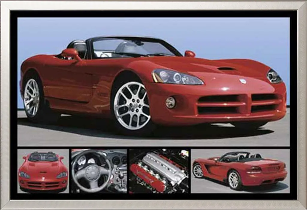 Regalo Uomo: Poster Incorniciato Dodge Viper SRT-10 Shinsuke Maxi
