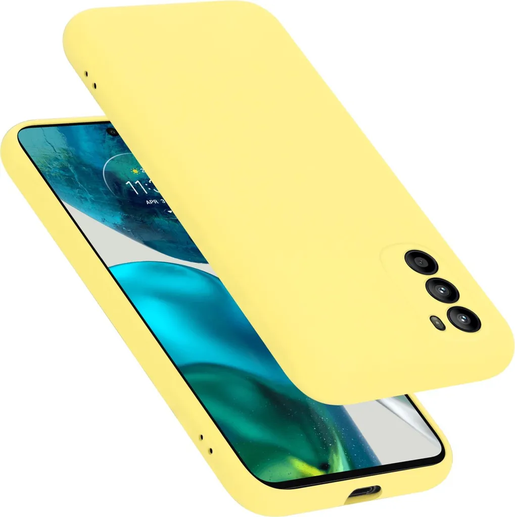 Custodia Motorola G52 G82 Giallo Cadorabo - Accessorio Cover TPU Moda