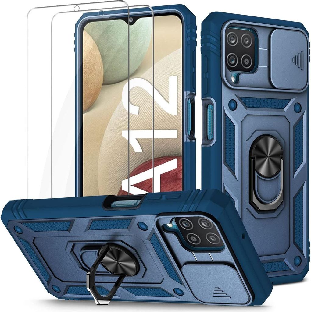 Cover + 2x vetro temperato per Samsung Galaxy A12/M12 Immagine del prodotto 