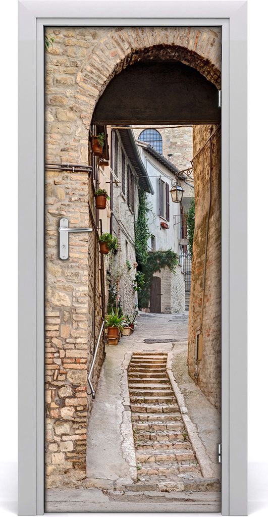 Tulup Türaufkleber 75x205 cm Dekorative Aufkleber Selbstklebend Wasserdichte Tapete Abnehmbar Schlafzimmer Wohnzimmer Wohnkultur - italienischen S...